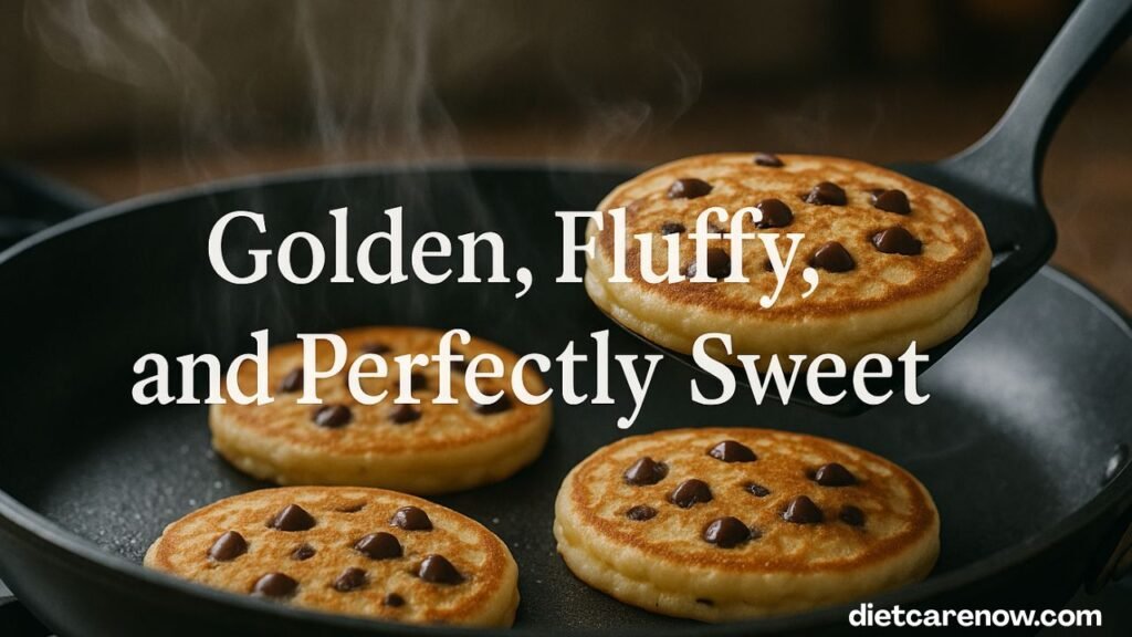 Fluffy Banana Chocolate Chip Pancakes