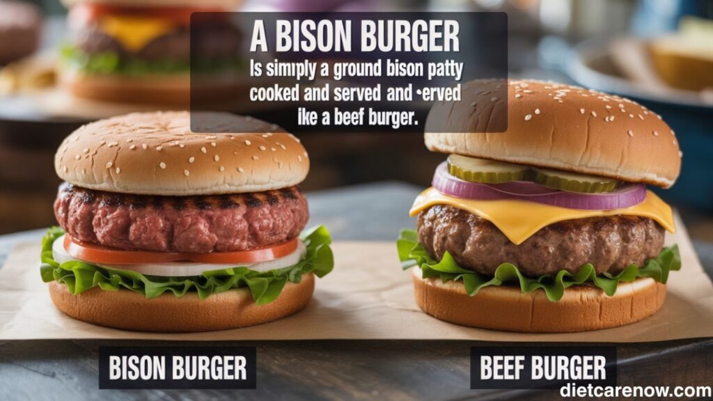 Bison Burger Calories