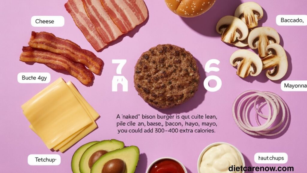 Bison Burger Calories