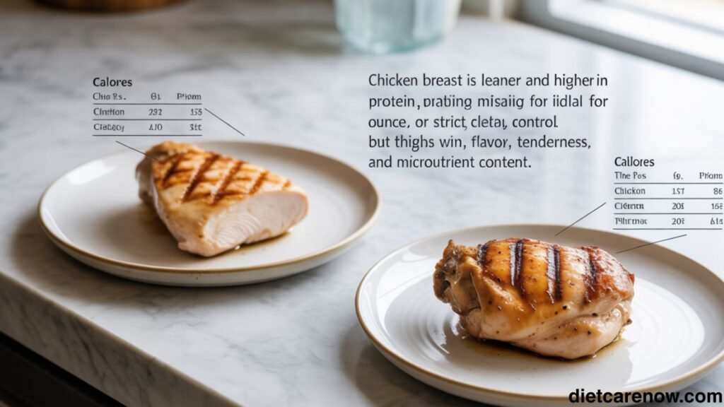 Chicken Thigh Nutrition per Ounce