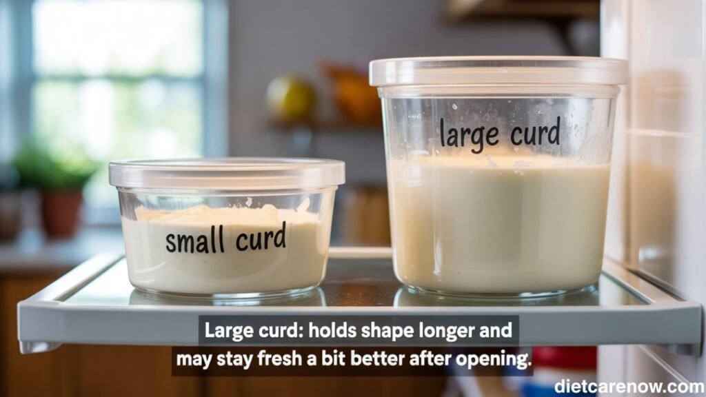Small Curd vs Large Curd