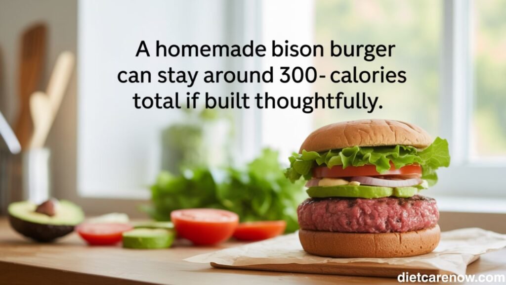 Bison Burger Calories