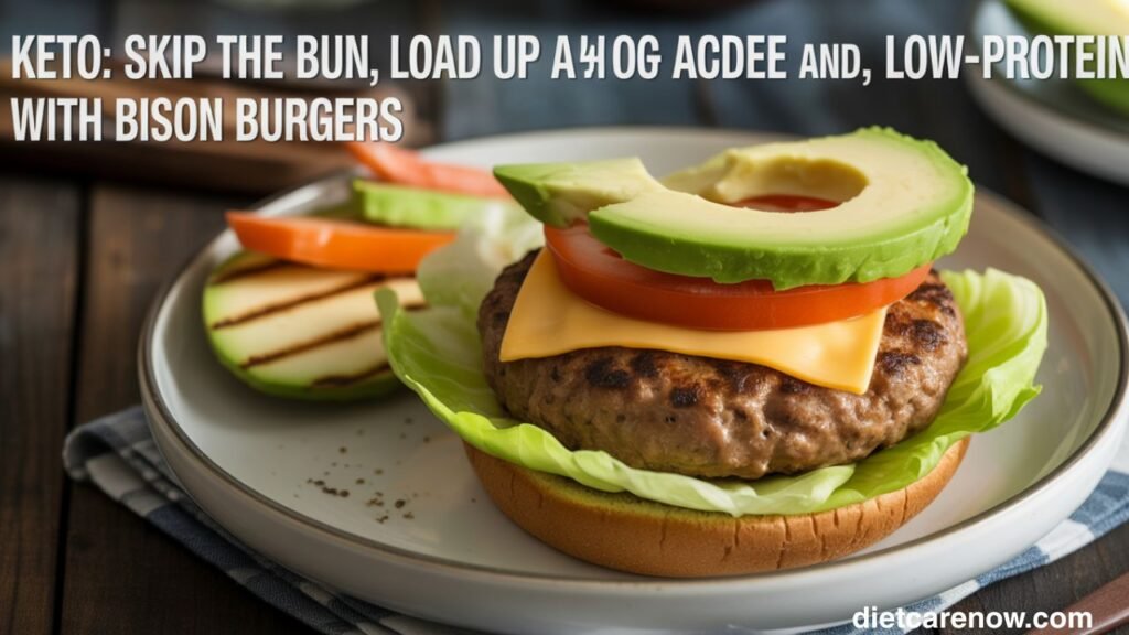 Bison Burger Calories