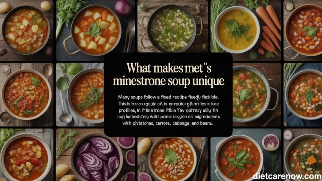 minestrone soup nutrition