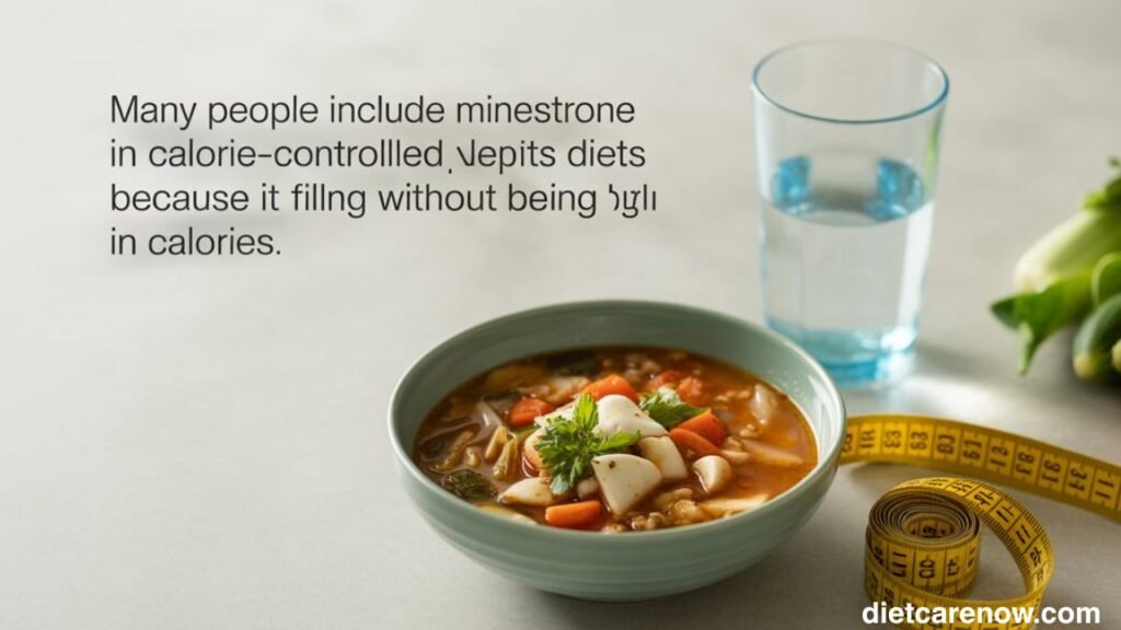 minestrone soup nutrition