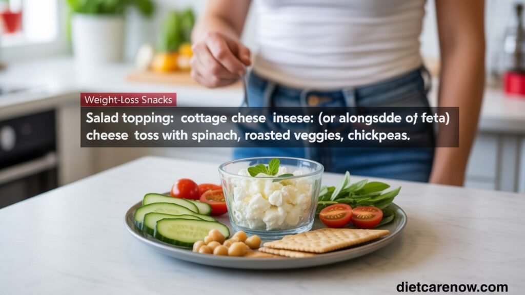 Calories in half a cup of cottage cheese 