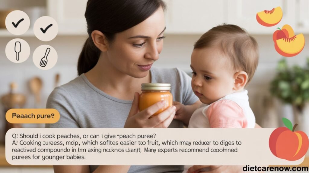 Peach Puree for Baby