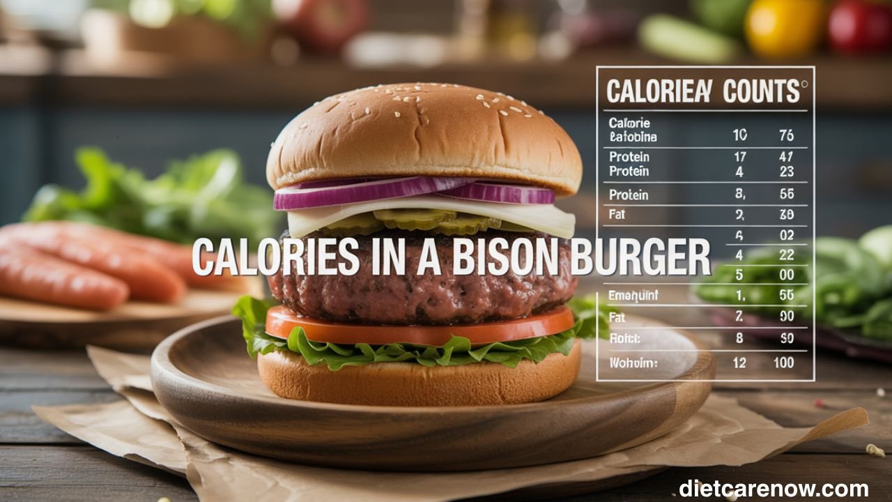 Bison Burger Calories